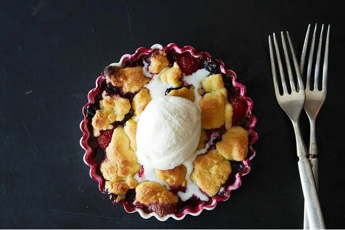 Fruit Desserts: Red, White, and Blue Fruit Crisp at Food52