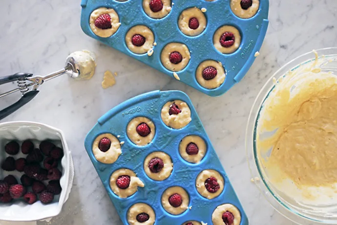 Pancake muffins are a healthy, make-ahead breakfast recipe that double as a low-sugar snack, too. | One Hungry Mama