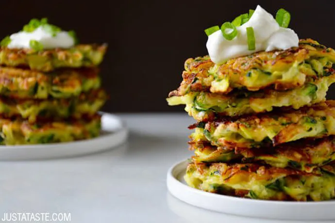 Kid-friendly zucchini recipes: Zucchini Fritters | Just a Taste