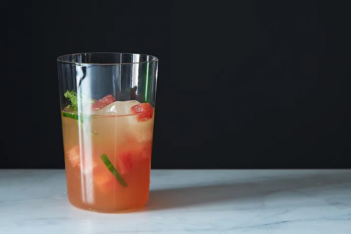 A super refreshing Watermelon, Mint, and Cider Vinegar mocktail | Food52