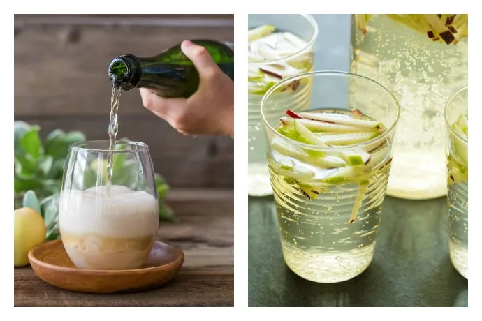 These sparkling apple cider drinks are a perfect way to kick off (early) fall