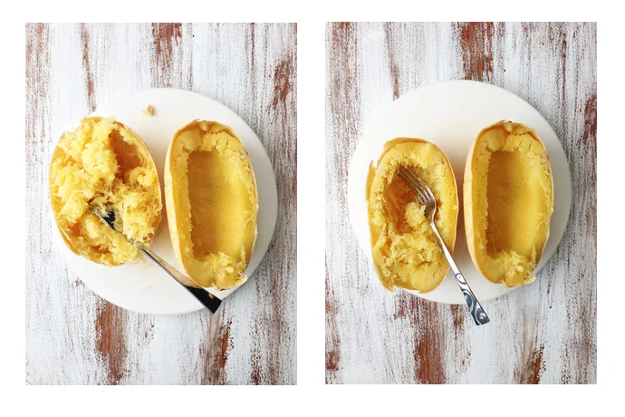 A genius tip for how to cook spaghetti squash in a slow cooker | The Skinny Fork