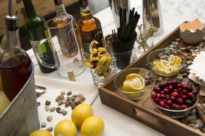 Makings of a Merry Berry cocktail: A perfect holiday drink from the good folks at Sbraga in Philadelphia | Cool Mom Eats