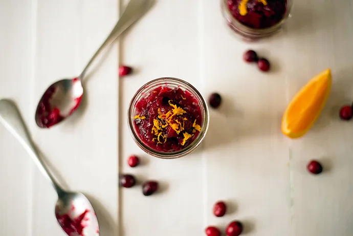 This recipe is called the Best Homemade Cranberry Sauce and we're inclined to believe it with such a simple, perfect list of ingredients | A Sweet Pea Chef