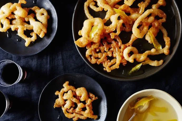 Swap this Iraqi Funnel Cake in Lemon Syrup for traditional donuts this Hanukkah. Yum! | Food52