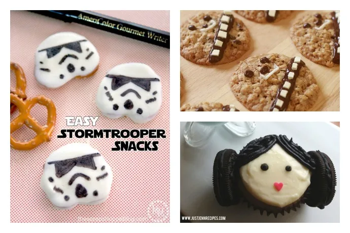 We're loving these easy Star Wars party snack recipes for a Star Wars birthday or just a family celebration of The Force Awakens | Cool Mom Eats