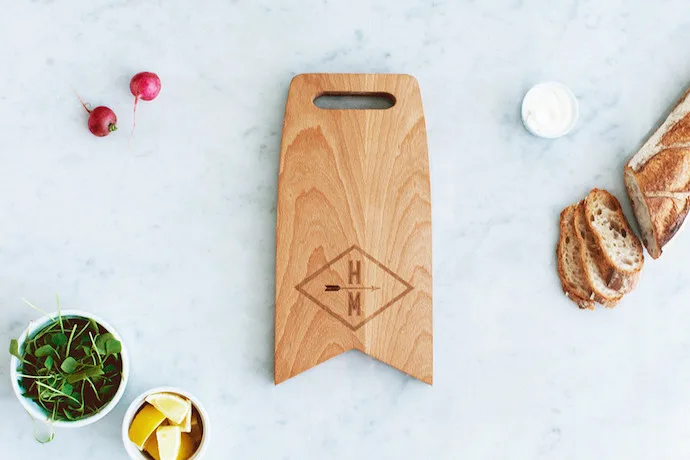 Beautiful, handmade cutting boards by AHeirloom that make the perfect hostess gift. Love! | Gorgeous hostess gifts for under $50: Cool Mom Eats holiday gift guide