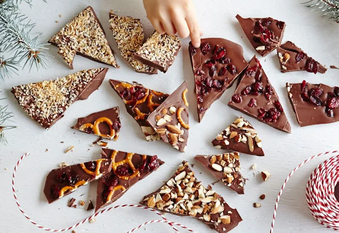 An easy tutorial on how to make chocolate bark | Sweet Potato Chronicles
