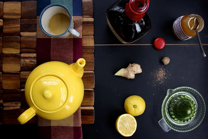 Turn your tea into a fun warm drink recipe with just a few added ingredients: Spiced Tea Latte | Joy the Baker