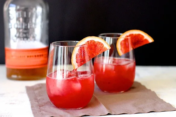 This Blood Orange Bourbon Sour might be the perfect winter citrus cocktail | A Nerd Cooks