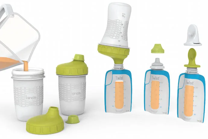 Store everything from breastmilk to applesauce with the Foodii Snack and Baby Food Storage System from Kiinde. | Cool Mom Eats