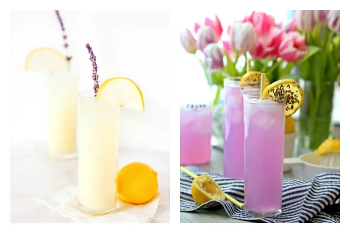 Lavender drink recipes for spring: A spiked Pear Lavender Lemonade & a classic Lavender Lemonade, too | Cool Mom Eats