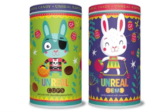 Natural Easter Candy: Unreal Cups and Gems chocolates. All of the chocolate they want, none of the icky stuff you don't. | Cool Mom Eats