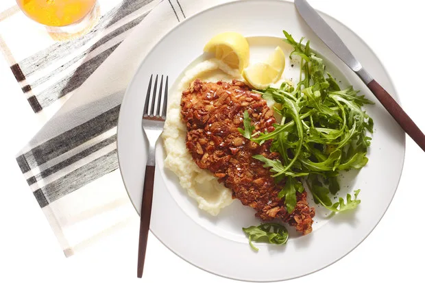 Pretzel Crusted Chicken Cutlets are always a win. Always. | Epicurious