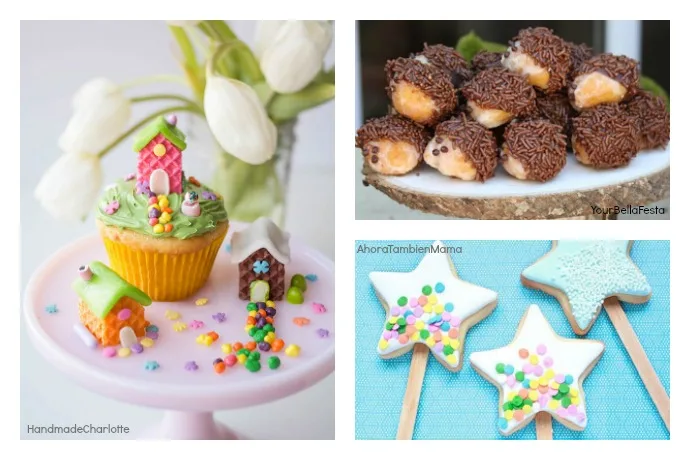 11 magical fairy birthday party recipes: Fairy Houses at Handmade Charlotte, Hedgehog Donut Holes at Your Bella Festa, Fairy Wand Cookies at Ahora También Mamá AND MORE!! | Cool Mom Eats