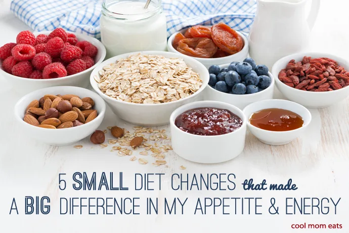5 small diet changes that make a big difference towards healthier eating habits | Cool Mom Eats