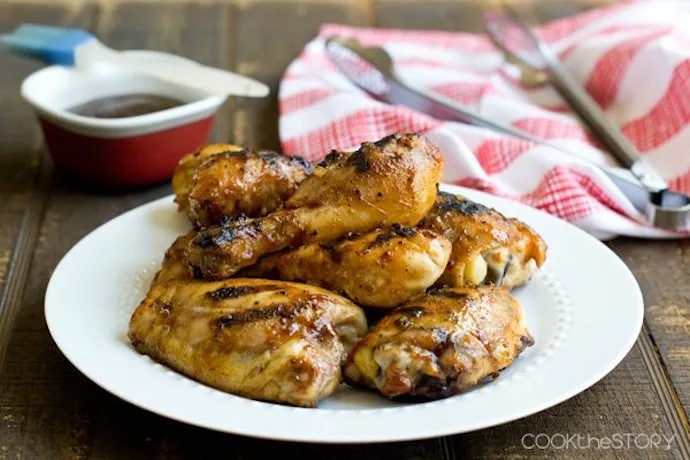 Grilling for a crowd shouldn't be stressful; make this Grilled Chicken for a Crowd ahead of time and spend more time partying! | Cook The Story