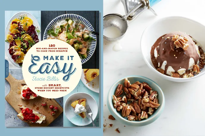 A 2-ingredient homemade Chocolate Shell recipe (DIY Magic Shell!) from the Make It Easy cookbook | Cool Mom Eats