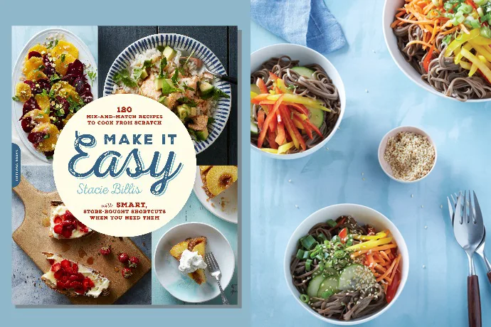 An simple, delicious & totally make-ahead dinner recipe for Cold Soba Noodle Salad from the Make It Easy cookbook | Cool Mom Eats