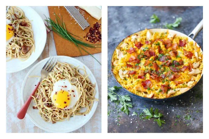 One-pot pasta dinners: These come together in no time, and all in one glorious pan!