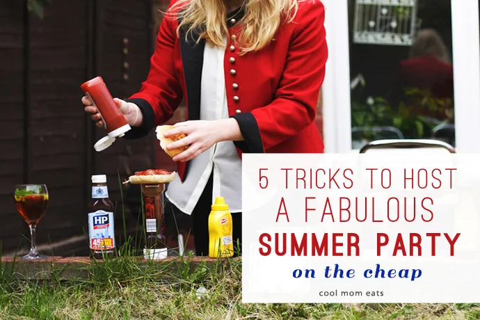 5 smart tricks for hosting a fab outdoor party on a budget | Cool Mom Eats