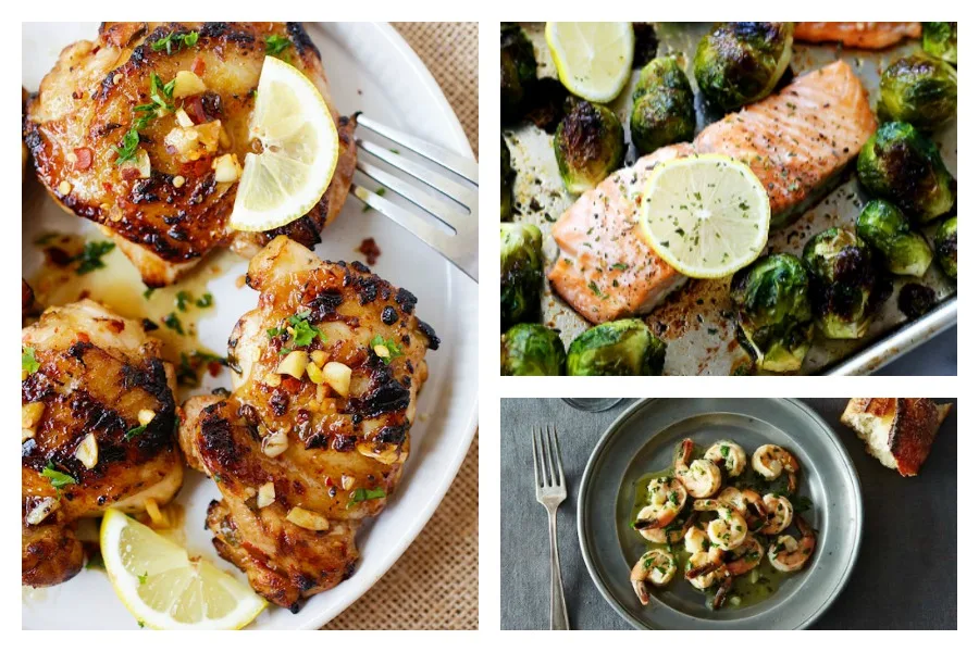7 easy dinner recipes that only need lemon, garlic, and olive oil to cook up big flavor fast | Cool Mom Eats
