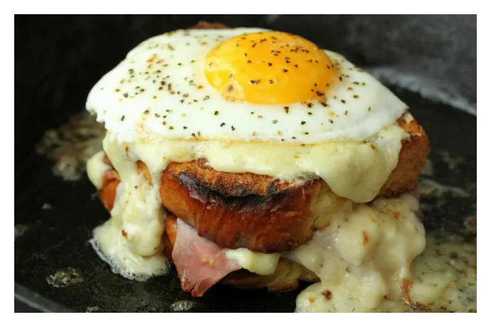 Drown your political sorrows in these 8 super decadent comfort foods including this Croque Madame at How to Feed a Loon