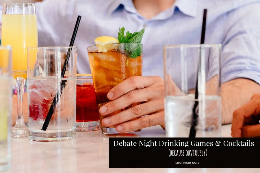 Debate Night Drinking Games & Election Cocktails. Because, obvious. | Cool Mom Eats