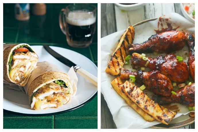 This week's meal plan ay Cool Mom Eats, including Chicken Schnitzel from the Alimentari cookbook at Cooked, Huli Huli Chicken at African Bites, and more.