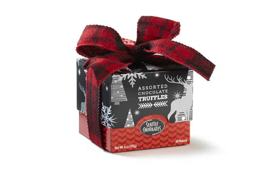 Cool Mom Eats holiday gift ideas: Food gifts that give back: Seattle Chocolates #chocolategivesback gives a meal for every chocolate purchase. We're sold!