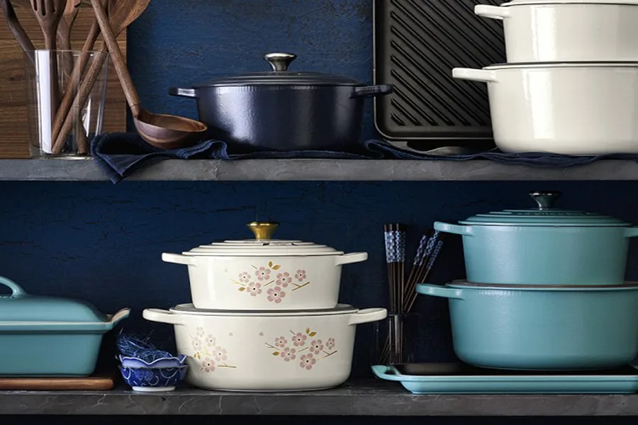 Cherry blossoms are blooming early this year, thanks to Le Creuset.