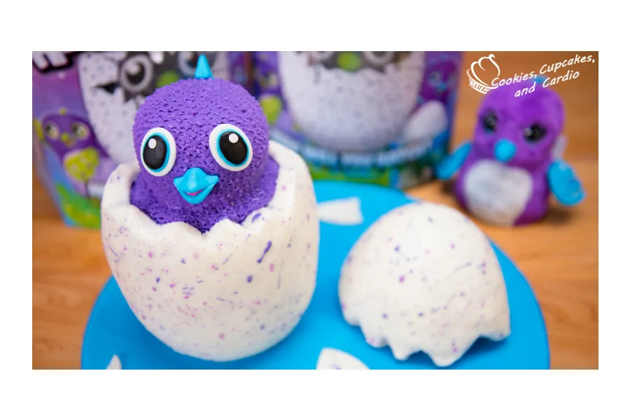 A Hatchimals cake. Because… well, you know exactly why.