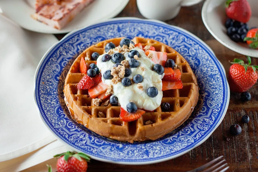 The secret to crispy waffles is easier than you think! Here's how to make crispy waffles... that will stay crispy on the outside, soft on the inside... as waffles should be. | Cool Mom Eats