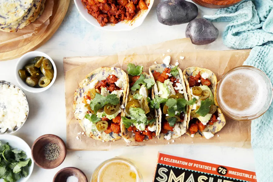 Cool Mom Eats weekly meal plan: 5 easy, family-friendly recipes for the week ahead, including super quick Potato Chorizo Tacos at The Candid Appetite