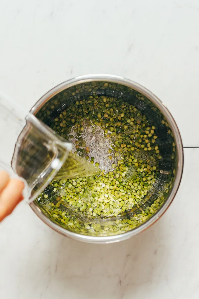 Instant Pot Split Peas from Minimalist Baker