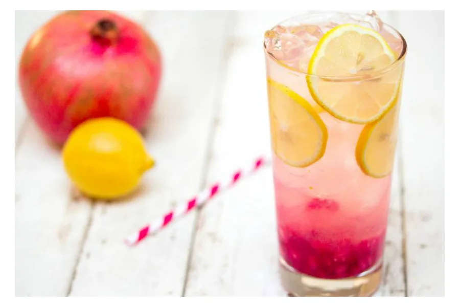 Check out the 7 awesomely fruity lemonade recipes for spring and summer that we found, including this Pomegranate Lemonade at From the Grapevine