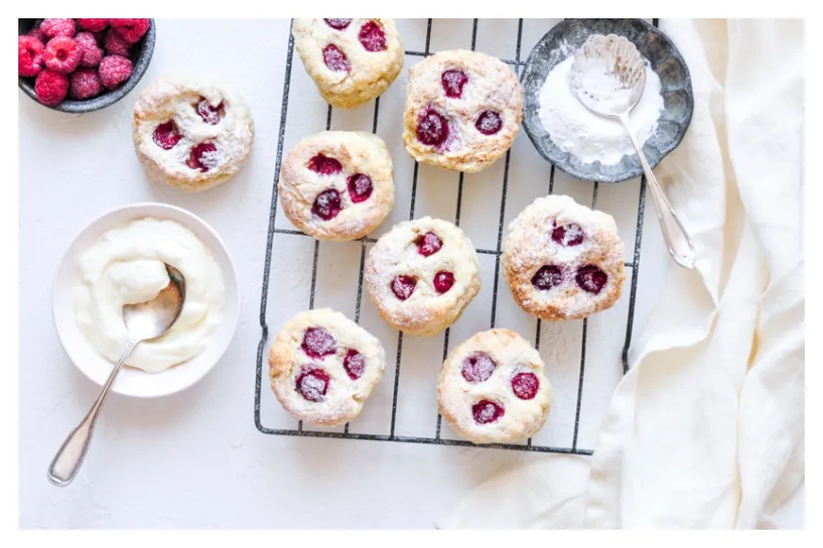 This Mother's Day, we're all about afternoon tea. Here's what you need to throw the perfect tea party, including the perfect Raspberry Scones at Eat, Little Bird.