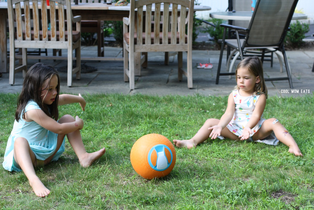 An Ice Cream Ball is the perfect outdoor activity to keep the kids engaged and having fun. | © Jane Sweeney for Cool Mom Eats