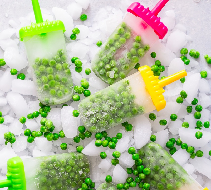 Low sugar teething snacks: Pea Pops | Weelicious Low sugar teething snacks: Pea Pops | Weelicious