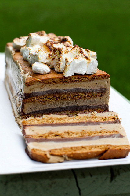 No-bake cake recipes for a no-oven summer: S'mores Ice Cream Cake at Annie's Eats No-bake cake recipes for a no-oven summer: S'mores Ice Cream Cake at Annie's Eats