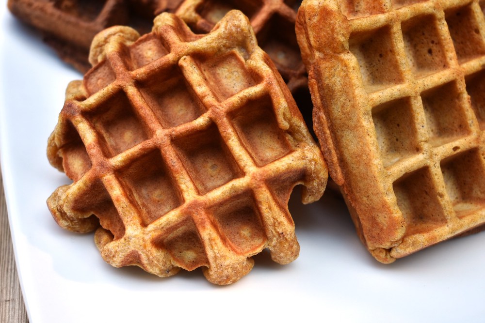 Best 30-minute meals for families: Sweet Potato Waffles at On the Eaten Path