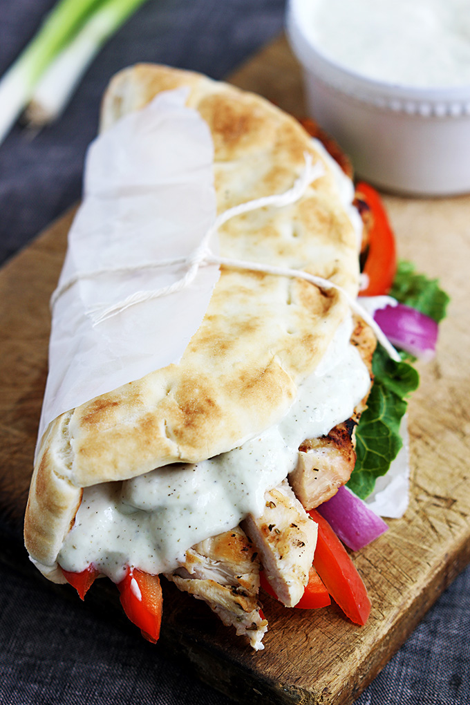 Best 30 minute meals for families: Chicken Gyros at Creme de la Crumb