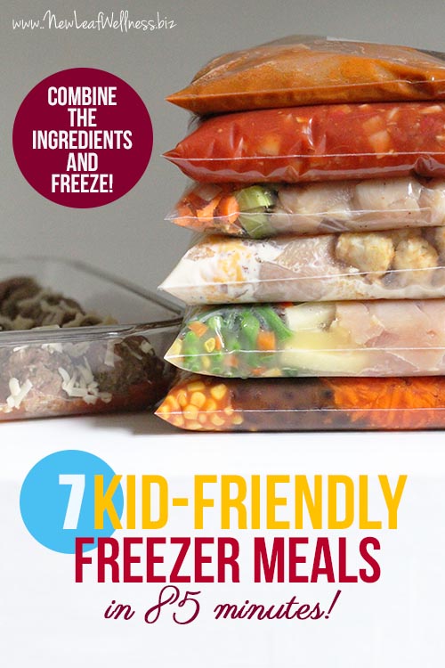 Back to school freezer meals: 7 Healthy Crockpot Freezer Meals | New Leaf Wellness