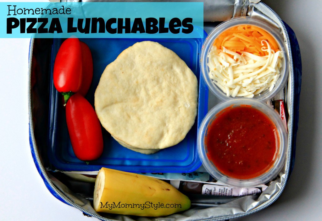 Lunchbox pizza recipes: Homemade Pizza Lunchables | My Mommy Style