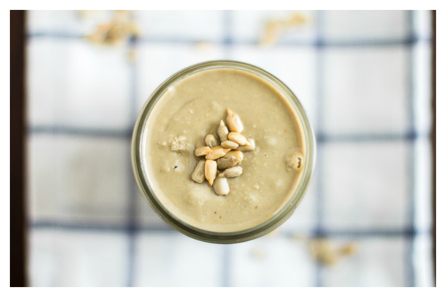 DIY Sunflower Seed Butter recipe: 2-ingredient Homemade Sunflower Seed Butter at Edible Sound Bites
