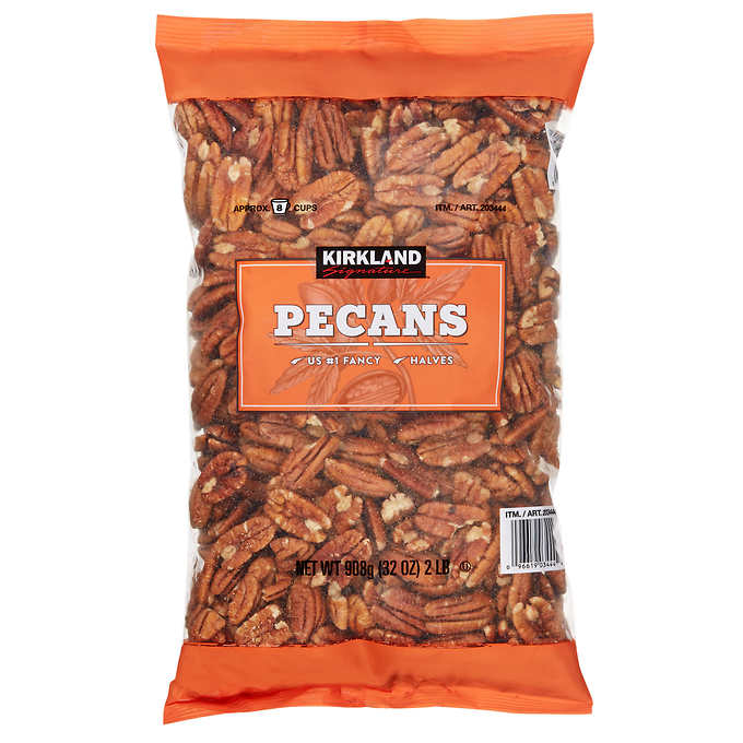 School lunch savings at Costco: Nuts, including their own brand, like these Kirkland Pecans | Cool Mom Eats