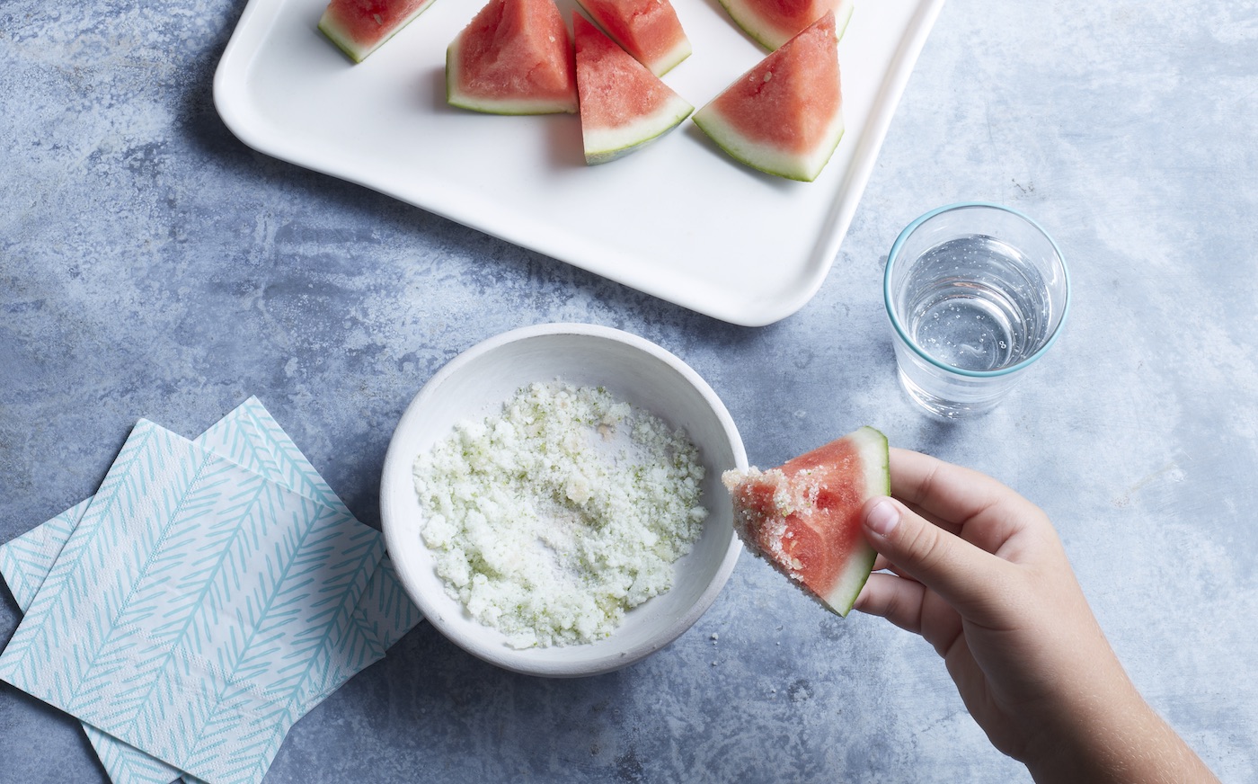 Sweet reats with lower sugar for healthier -- but still kid-friendly! -- after school snack recipes: Fruit with Citrus Sugar | Cool Mom Eats