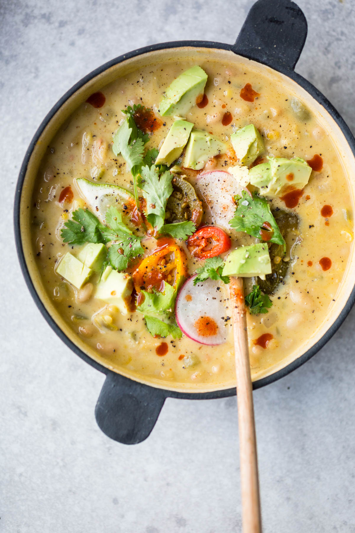Cool Mom Eats weekly meal plan: Creamy Vegetarian White Chili at Vegetarian Ventures