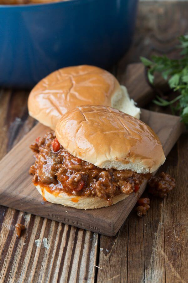 Cool Mom Eats weekly meal plan: The best Sloppy Joe recipe at Oh Sweet Basil