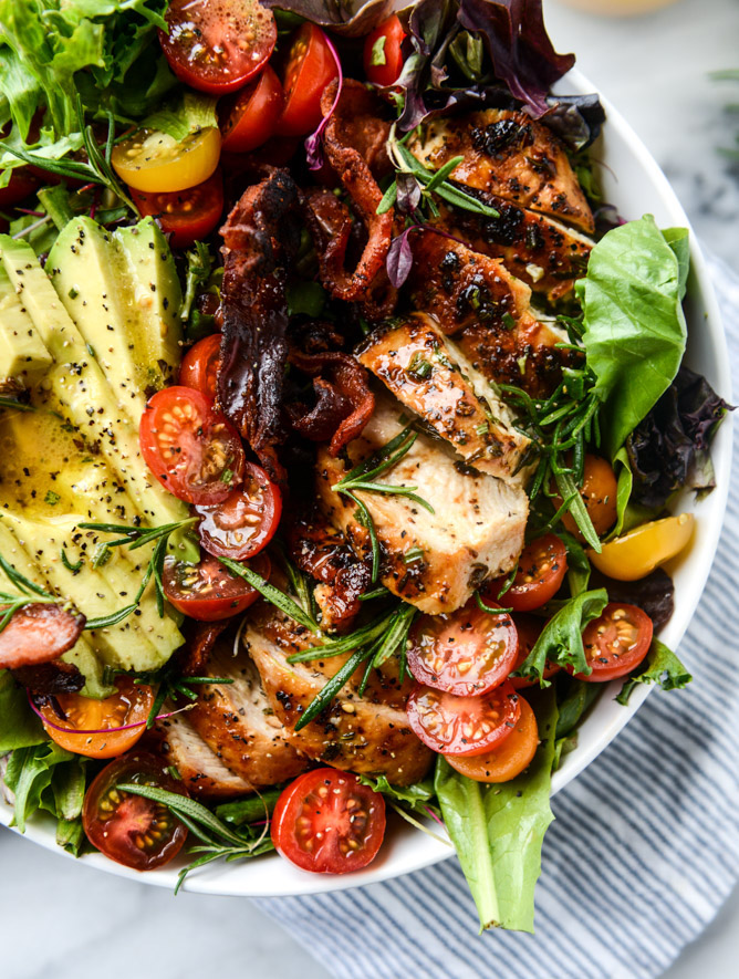 Meal kit delivery services compared: DIY your own dinners, with thisChicken Avocado Salad at How Sweet Eats